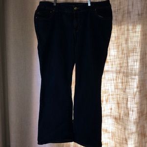 Plus Size Petite boot cut jeans